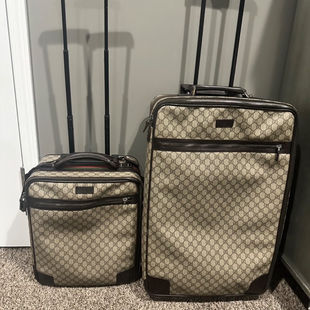 Vintage Gucci Luggage Set - Picture 2 of 12